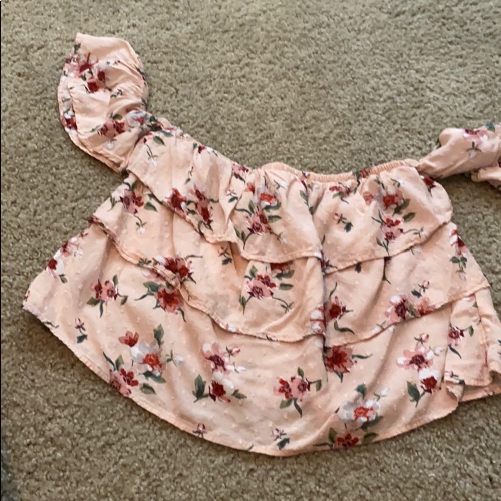 American eagle off shoulder top